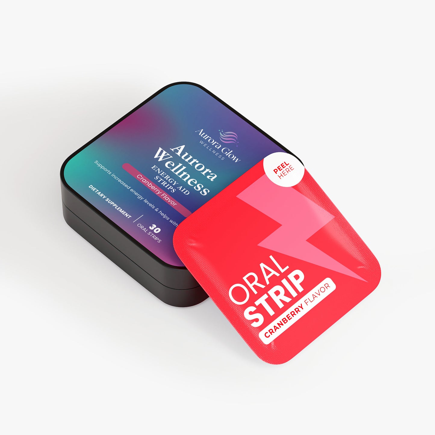 Cranberry Energy Aid Strips Image