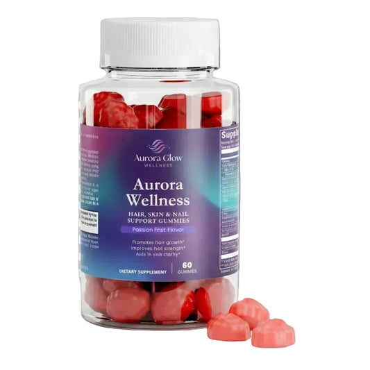 Hair, Skin & Nail Support Gummies Passion Fruit Product Image