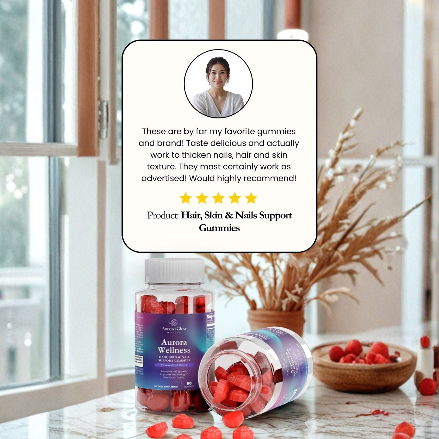 Hair, Skin & Nails Support Gummies