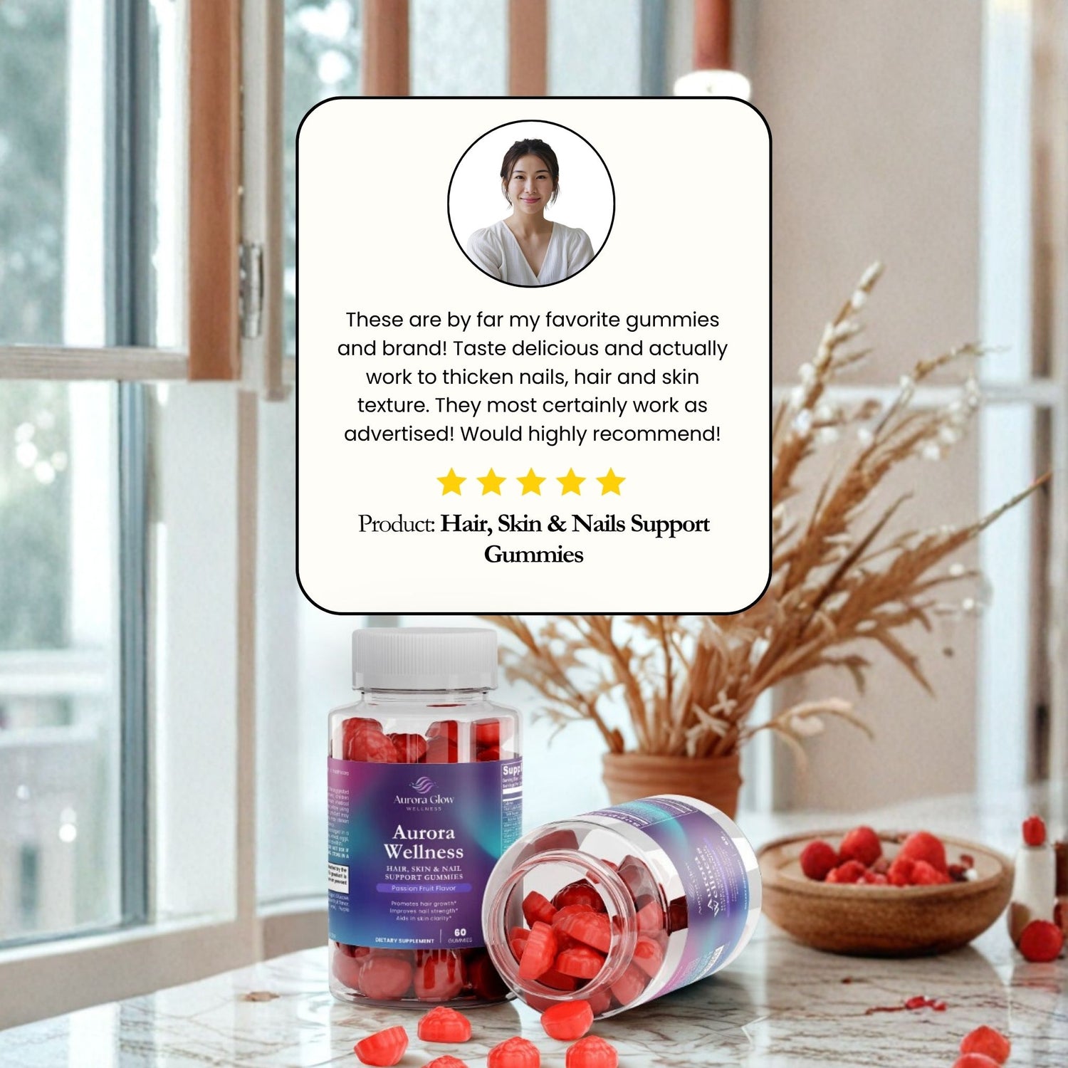 Hair, Skin & Nails Support Gummies