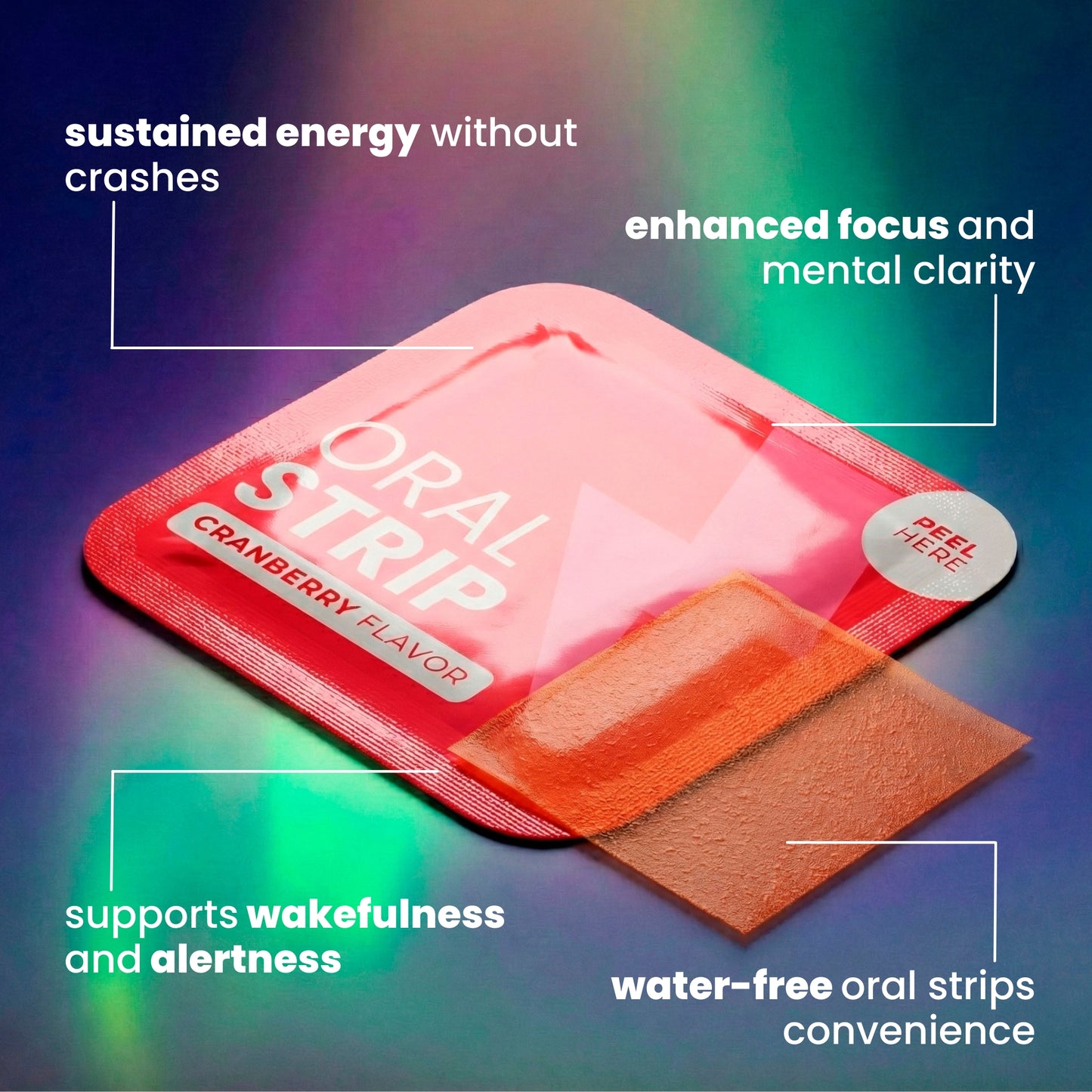 Energy Aid Strips Cranberry information Graphic