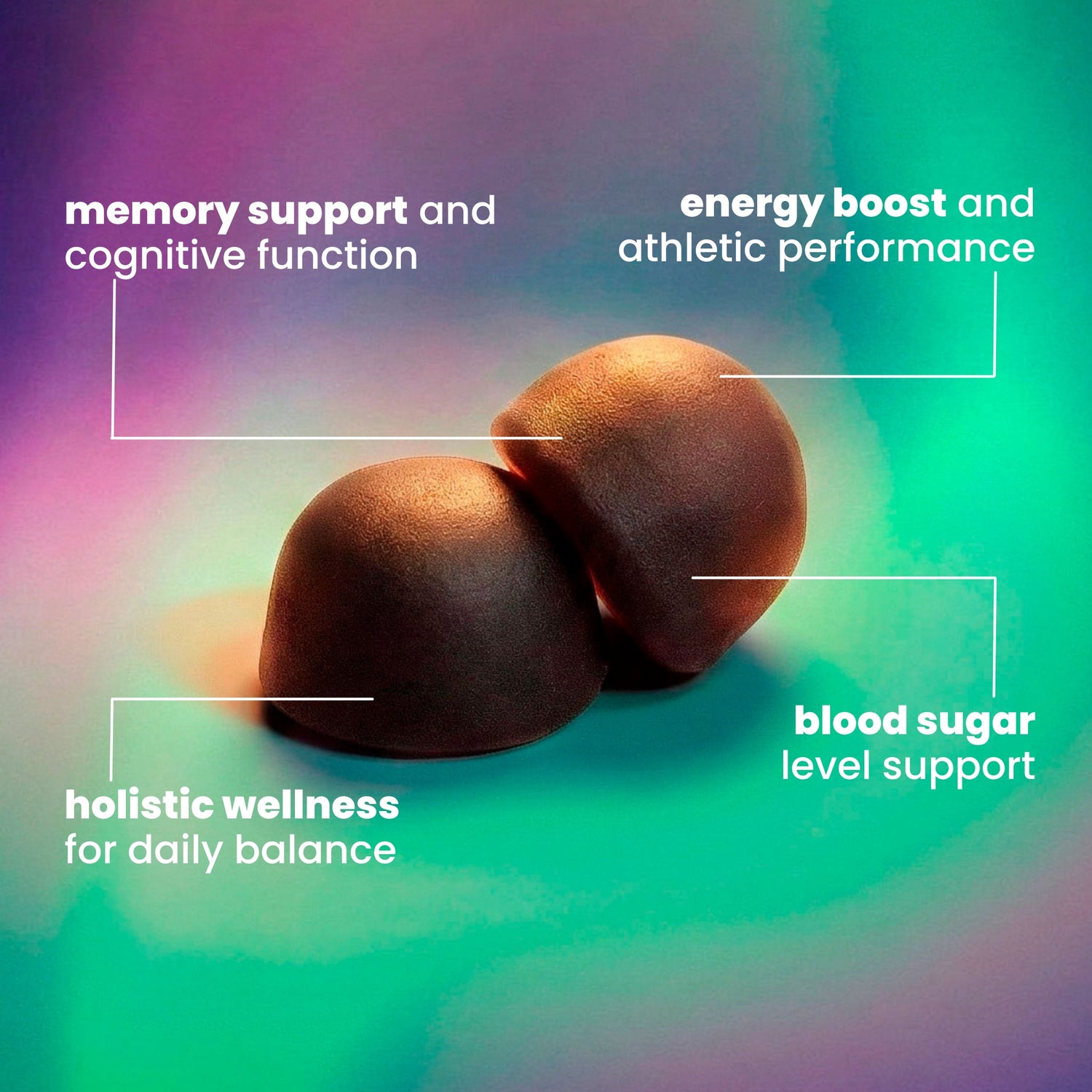 Focus, Clarity and Energy Support Gummies Information Graphic 